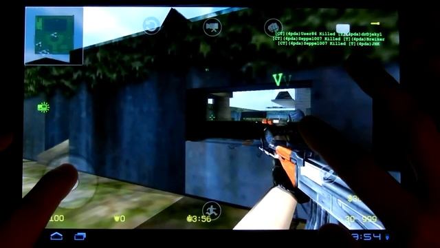 Counter Strike Portable / Mobile 6p (unity) @ Motorola Xoom - Android 3.2 - Gameplay смотреть онлайн