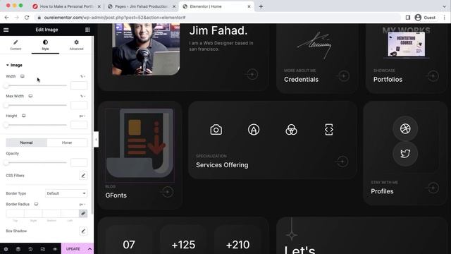 [FREE] How to Make a PERSONAL PORTFOLIO WordPress Website 2023 | Elementor Portfolio Tutorial смотреть онлайн