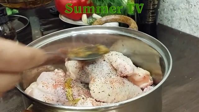 Шашлык из куриных крылышек в духовке за 30 минут! смотреть онлайн