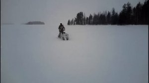 Мотобуксировщик Бурлак М LRK 15 сил. Мотособака