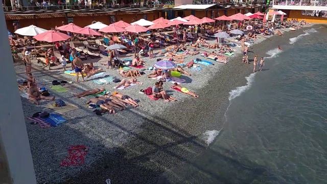 Ялта Массандровский пляж 2020 смотреть онлайн