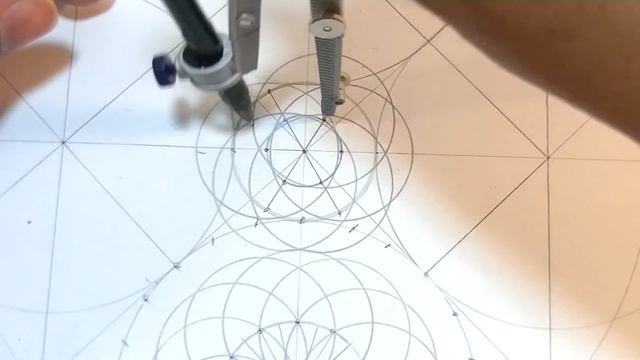How 2 Draw - Arq Mandala Pattern - P1 (SetUp) - Sacred Geometry Video Tutorial смотреть онлайн