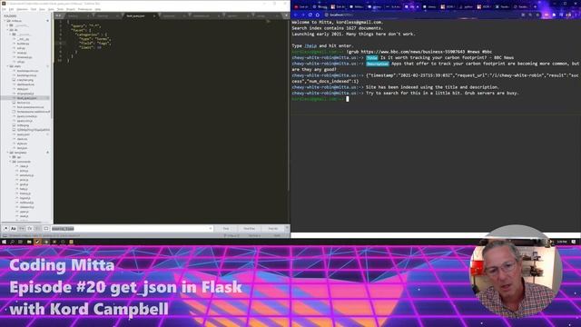 Episode #20 | get_json in Flask смотреть онлайн