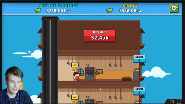 СУПЕР ПРОКАЧКА - IDLE Pizza Empire #8 смотреть онлайн