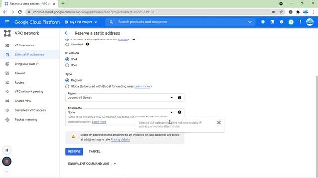 How to reserve external IP addresses in GCP #Public IP смотреть онлайн