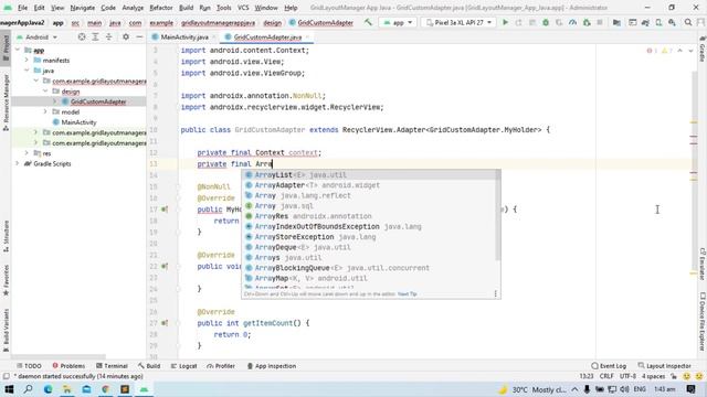 How to use Recyclerview And GridLayoutManager in ? Android ? Studio With Java смотреть онлайн