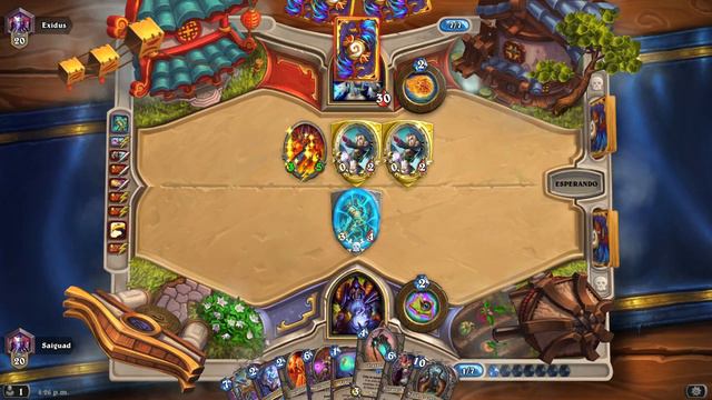 Guldan Brujo (quest / mision) vs Jaina Mago - Hearthstone nivel 20 смотреть онлайн