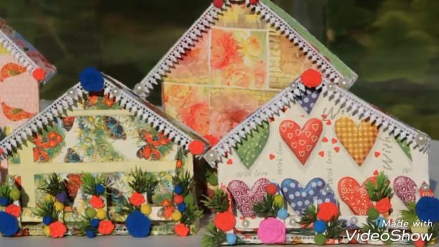 Декупаж по картону! Своими руками!