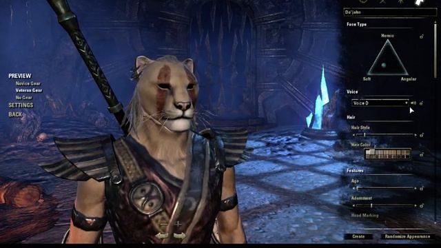 ESO Khajiit Character Creation смотреть онлайн
