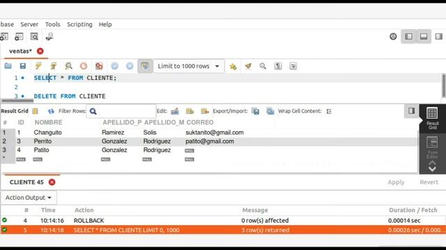 M08 Commit, Rollback y desactivar autocommit смотреть онлайн