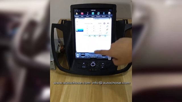 Ford Kuga, Ford Escape 10.4 Inch Tesla Style Head Unit - Autochose Technology смотреть онлайн