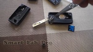 Замена корпуса ключа Peugeot Changing the key housing