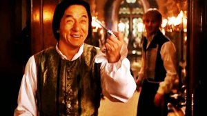 Джеки Чан и Оуэн Уилсон на съёмках в комедии - «Шанхайские рыцари, 2003»