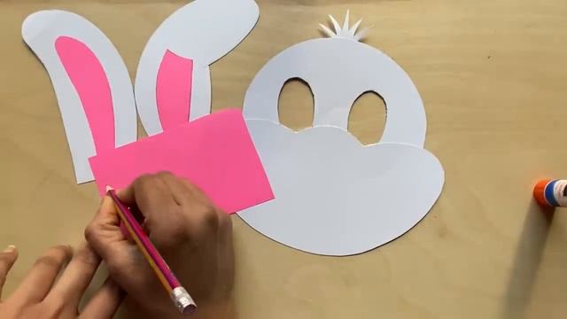 Easter Bunny Paper Mask | Easter Bunny Party Props | Easter Party DIY | Bunny Craft Ideas смотреть онлайн