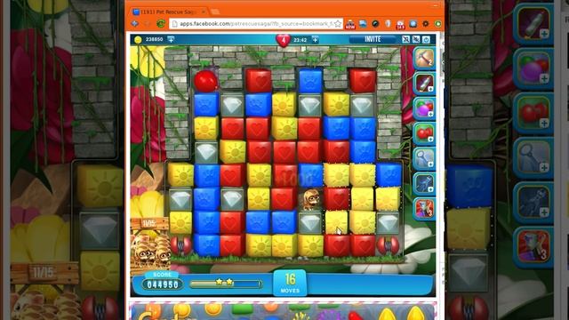 Pet Rescue Saga Level 178 - 15 pets with springs and balloons [NEW] смотреть онлайн