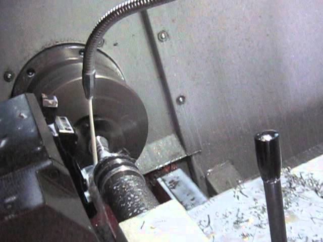 Обработка шкворня в станке с ЧПУ смотреть онлайн