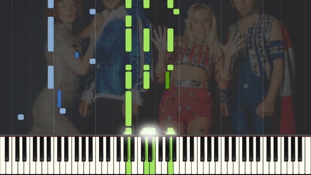 ABBA - Dancing Queen | Piano Tutorial (Synthesia) смотреть онлайн
