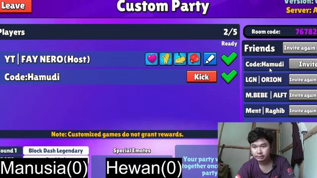 LIVE  SOREE STUMBLE GUYS INDONESIA WAR SKIN | AYO MABAR