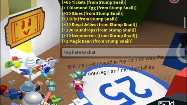 Diamond egg from Stump Snail?! |roblox bee swarm simulator смотреть онлайн