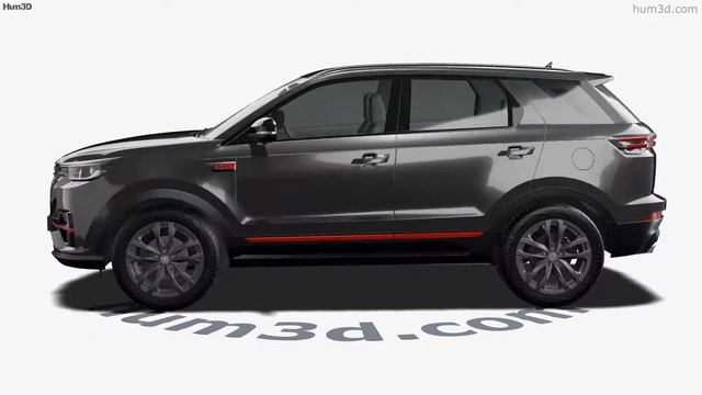 Changan CS55 Plus 2021 3D model by Hum3D.com смотреть онлайн