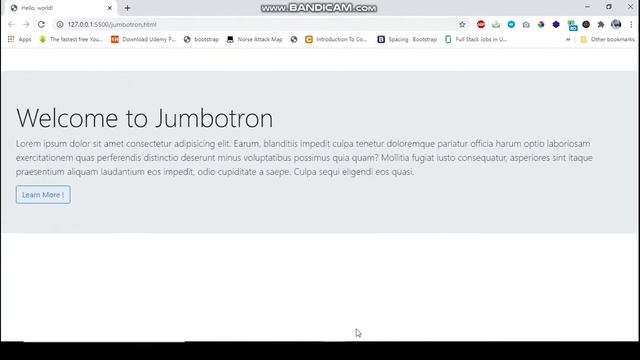 Bootstrap Jumbotron Class Tutorial in Hindi/Urdu | Jumbotron in Bootstrap | Jumbotron - Bootstrap смотреть онлайн