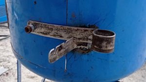 Печь из расширительного бака под казан.
