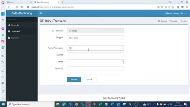 membuat Aplikasi Sales Monitoring berbasis web menggunakan PHP dan MYSQLi смотреть онлайн