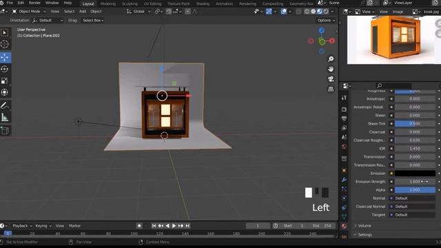 The Blender Kiosk Modelling Tutorial | Part 3 | Scene, camera and light setting Tutorial смотреть онлайн