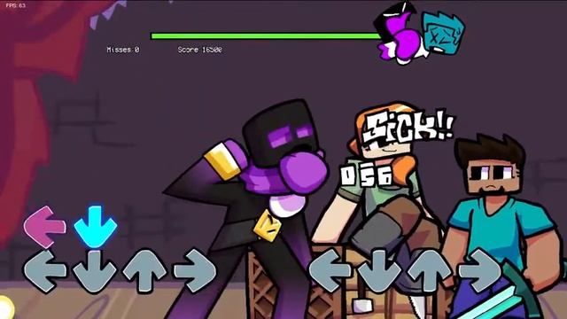 FNF Minecraft Mod for Multiplayer смотреть онлайн