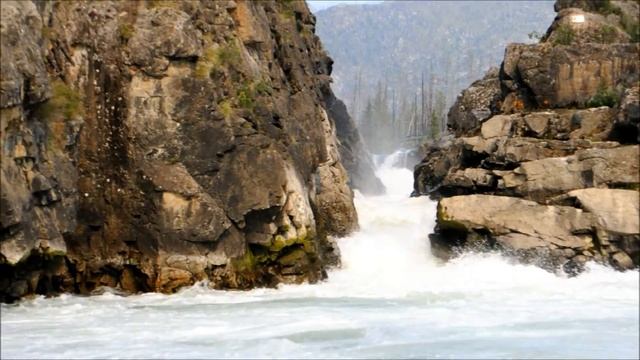 По Большому Енисею на моторном катамаране.Бий-Хемский водопад.Тыва. смотреть онлайн