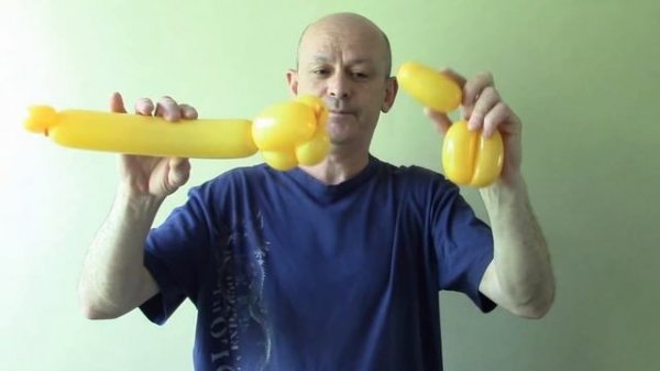 One balloon Pikachu. How to make balloon Pikachu