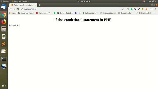 If, If else Conditional Statement in PHP смотреть онлайн