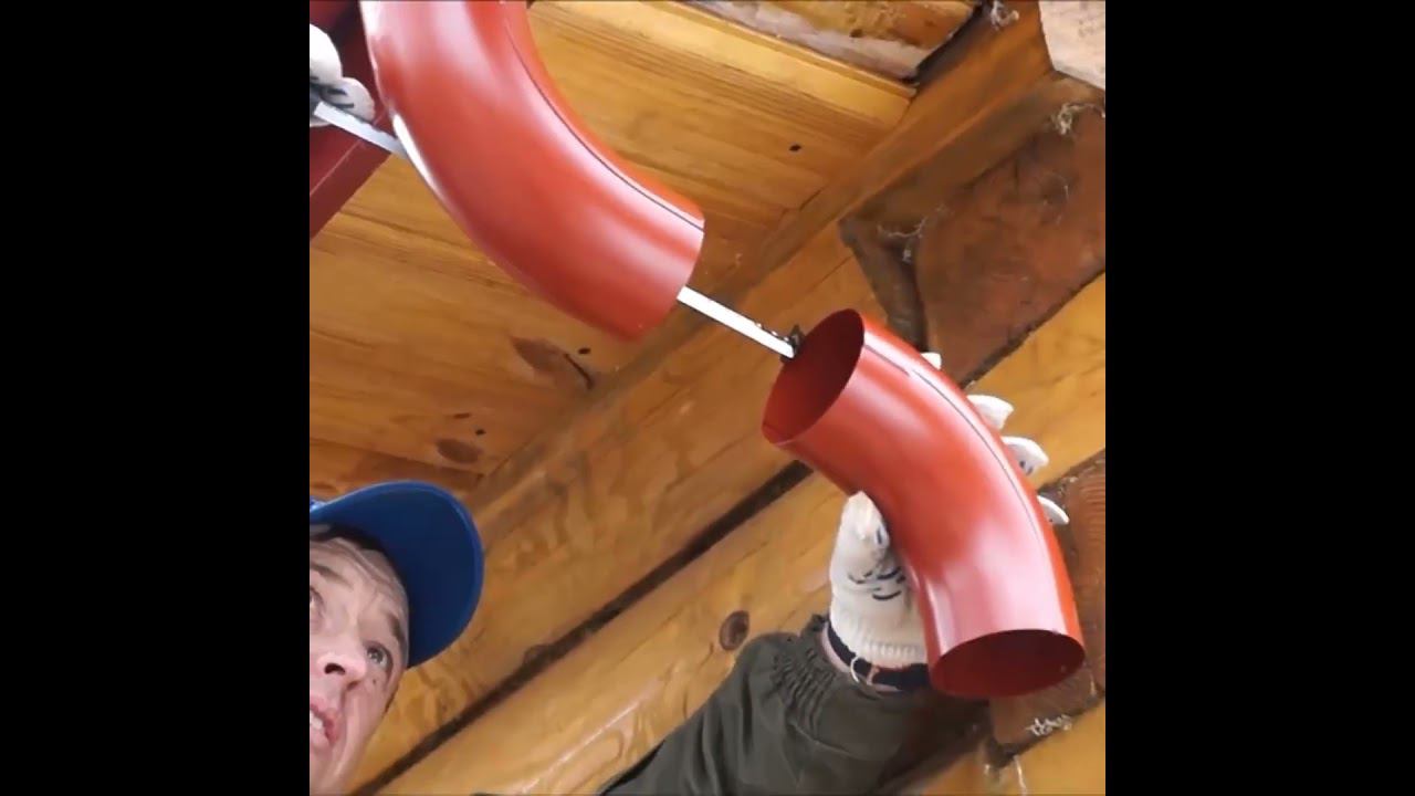 Как рассчитать соединительную трубу для колен водосточной системы смотреть онлайн