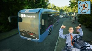 Дети и Машина. Даня водит Желтый Автобус. Манкиту