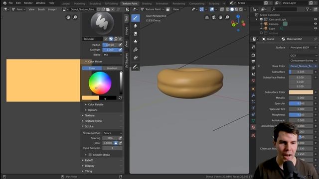 Part 3, Level 2: Texture Painting - Blender Beginner Tutorial смотреть онлайн