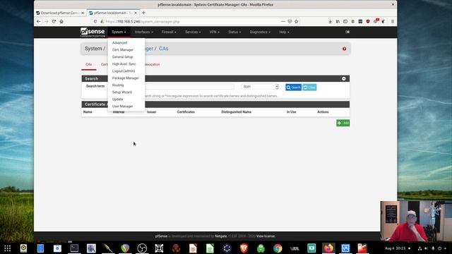 Pfsense 2.4.5 install and basic setup смотреть онлайн