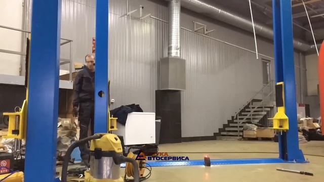 Установка подъёмников OPTIMUS S-OPT-4T от компании Азбука Автосервиса