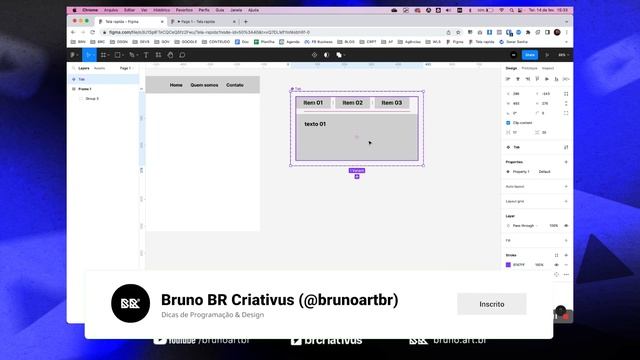 Criando uma Tab dinâmica no Figma do JEITO CERTO! смотреть онлайн