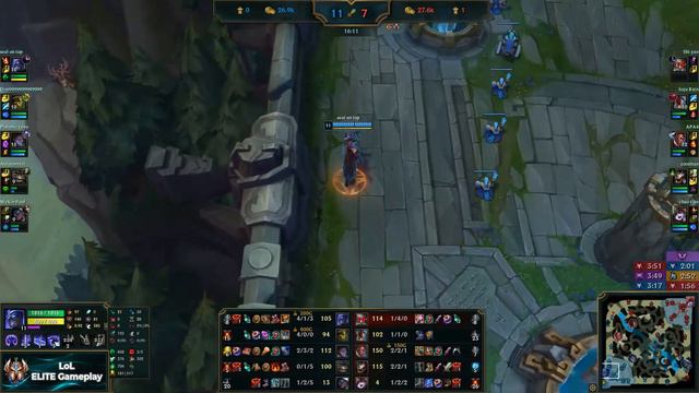 【 Shen 】vs. Gwen - MASTERI - Top - 11.11.1 - League of Legends Gameplay смотреть онлайн