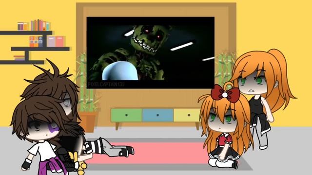 Afton family react to "LEFT BEHIND" //Gacha life смотреть онлайн