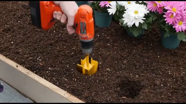 Насадка на дрель земляной бур | Drill bit смотреть онлайн