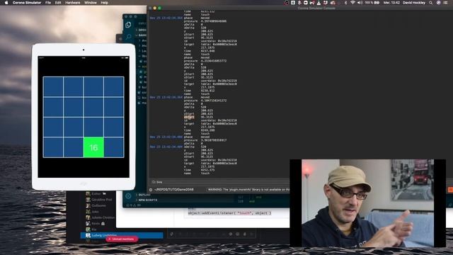 MOBILE GAME TUTORIAL FOR BEGINNERS : detecting Touch (Lua, Solar2D) and creating a 2048 game смотреть онлайн