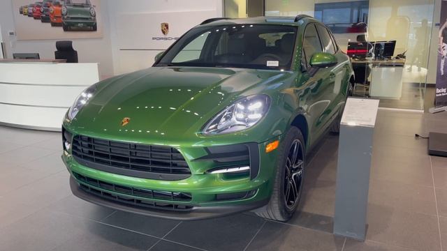 New 2021 Porsche Macan (Mamba Green Metallic) - FIRST Look - exterior and interior details 4K смотреть онлайн