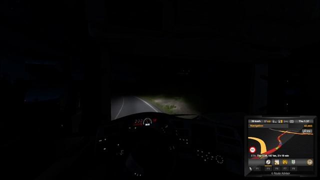 Euro Truck Simulator 2 | Lazy Driver | Night Driving смотреть онлайн