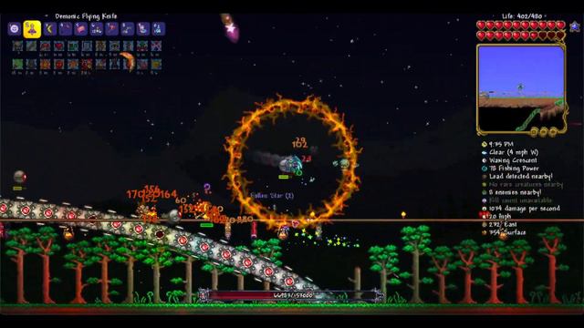 Can I beat Terraria Master Mode using Boomerangs only - Part 2: Flying knives, Bananas and Discs! смотреть онлайн