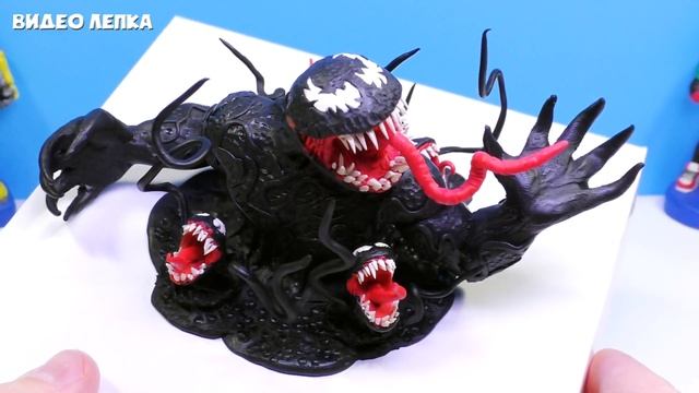 ЧЕЛОВЕК-ПАУК Майлз Моралес против ВЕНОМА | Видео Лепка