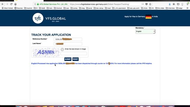 VFS Global How to Check the Status of Schengen Visa Application смотреть онлайн