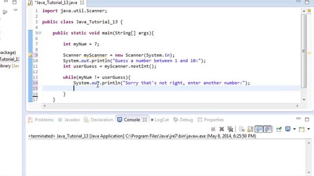 Beginner Java Tutorial #13: While Loops in Java смотреть онлайн