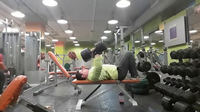 жим гантелей н.х. ноги на лавке 8х37,5 д3 смотреть онлайн