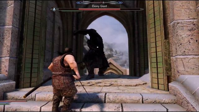Skyrim Mod: Colorful Magic Boss Fight | Ebony Giant смотреть онлайн